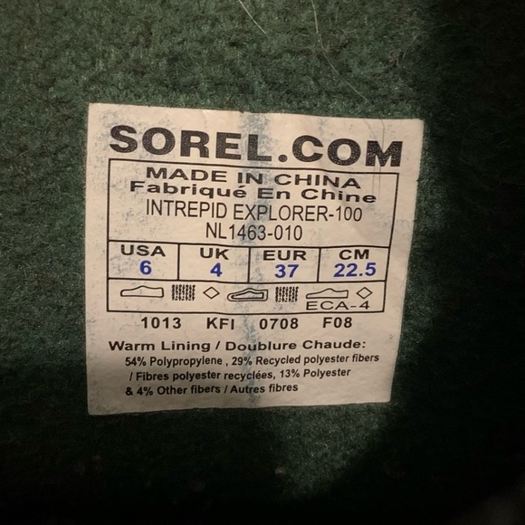 SOREL Intrepid Explorer Winter Insulated Snow Boots - Picture 8 of 8